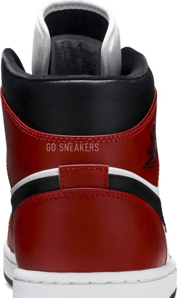 Унисекс кроссовки Nike Air Jordan 1 Mid 'Chicago Black Toe'