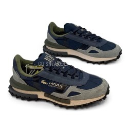 Lacoste Anti Slip Wear Resistant Low Top Casual Shoes Men's Blue