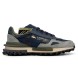 Мужские кроссовки Lacoste Anti Slip Wear Resistant Low Top Casual Shoes Men's Blue