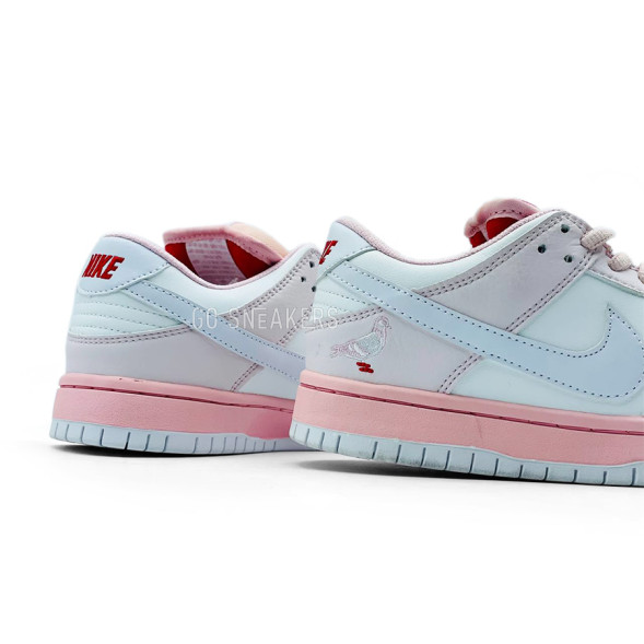 Унисекс кроссовки Nike Sb Dunk Low White Light/Pink