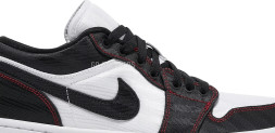 Женские кроссовки Nike Wmns Air Jordan 1 Low SE Utility 'White Black Red'