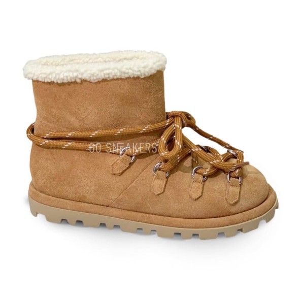 Женские сапоги Miu-Miu LoonarBoot Chestnut