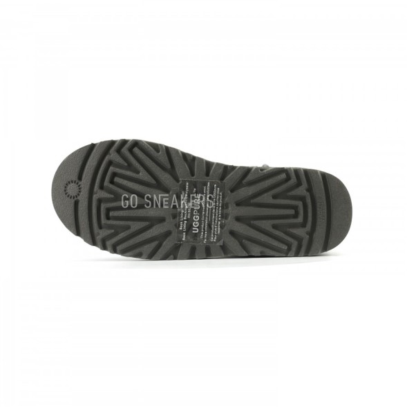 Женские мини угги Mini Metallic Grey