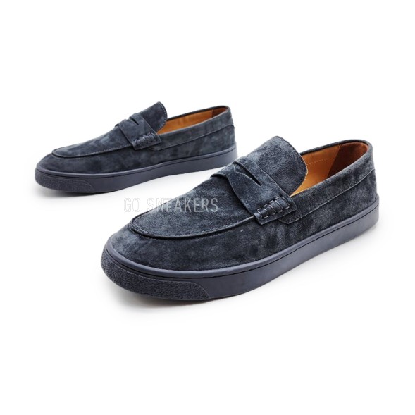 Унисекс мокасины Brunello Cucinelli Grey Suede 