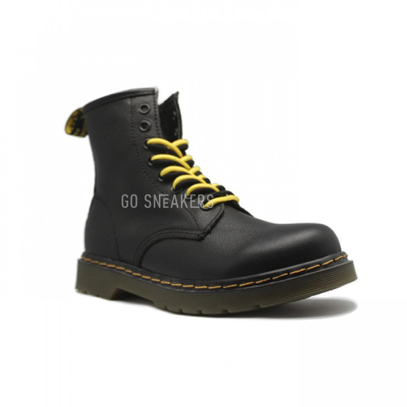 Мужские ботинки с мехом Dr. Martens Black