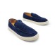 Унисекс мокасины Brunello Cucinelli Suede Navy