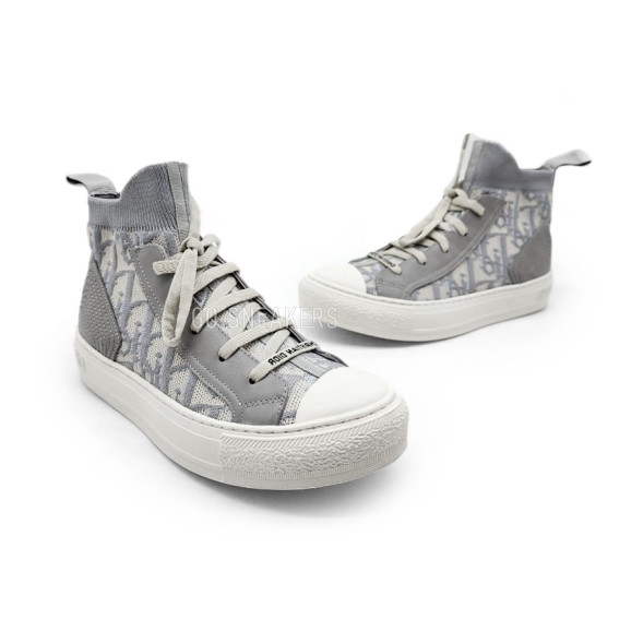Унисекс кеды Dior Textile High Grey