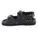 Женские босоножки Chanel Sandals Jeans Black