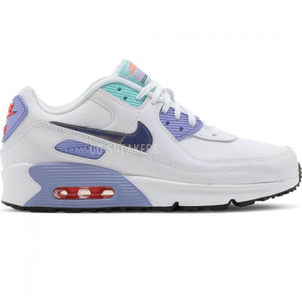 Унисекс кроссовки Nike Air Max 90 SE 2 GS White Dark Purple Dust
