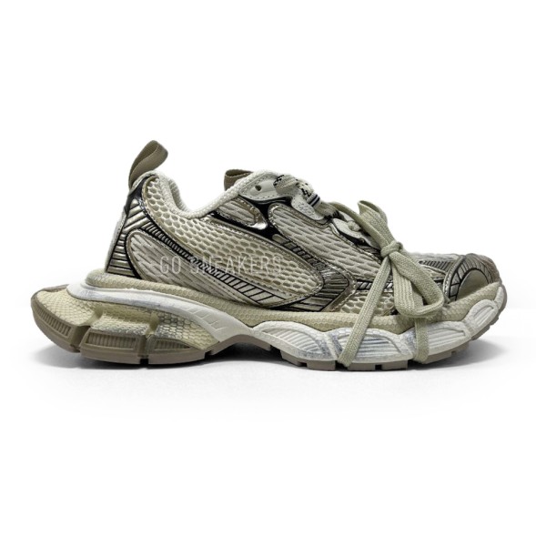 Женские кроссовки Balenciaga 3XL Sneaker Worn-Out WMNS Beige/Silver