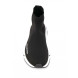 Женские кроссовки Balensiaga SPEED CLEAR SOLE SNEAKER IN BLACK/WHITE