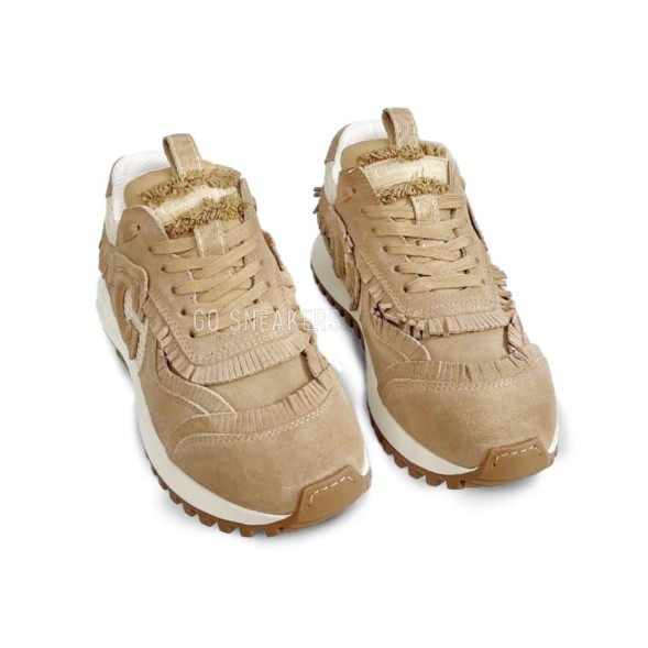 Женские кроссовки C'est Dior Suede Calfskin/Mesh Beige