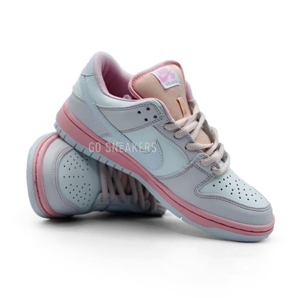 Женские кроссовки Nike SB Dunk Low White Coral