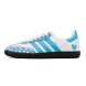 Женские кеды Comme des Garcons x Adidas Samba WMNS White/Blue