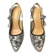 Женские туфли Dior Jadior Toile De Jouy White/Black
