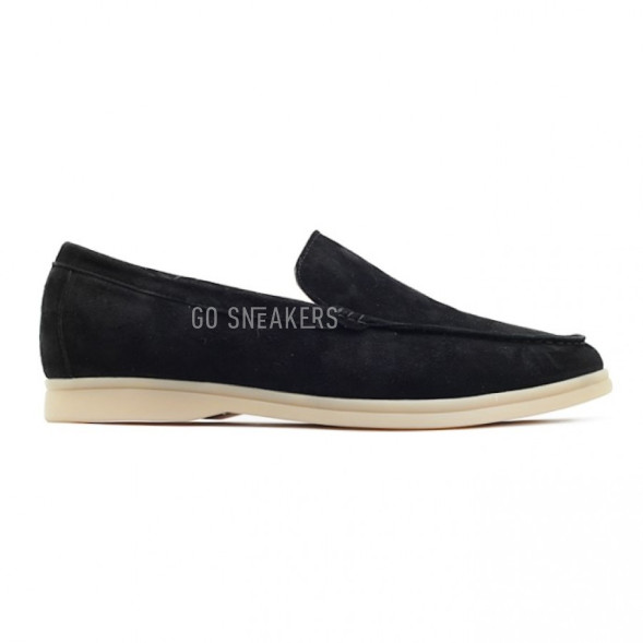 Мужские мокасины Loro Piana Summer Walk - Black