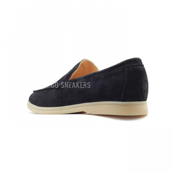 Мужские мокасины Loro Piana Summer Walk - Black