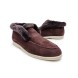 Унисекс ботинки Brunello Cucinelli Suede Dark Brown
