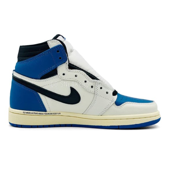 Женские кроссовки Travis Scott x Fragment x Air Jordan 1 High