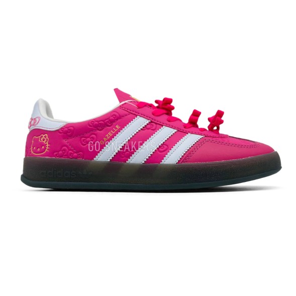 Женские кеды Hello Kitty x Adidas Gazelle Indoor Fuchsia